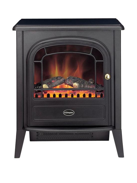 front image of dimplex-club-clb20e-2kw-electric-fire-stove-with-remote-control