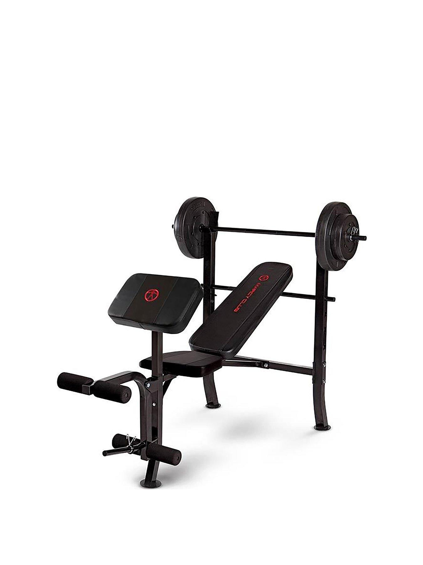 Marcy Standard Bench With 36kg Weight Set Very Co Uk