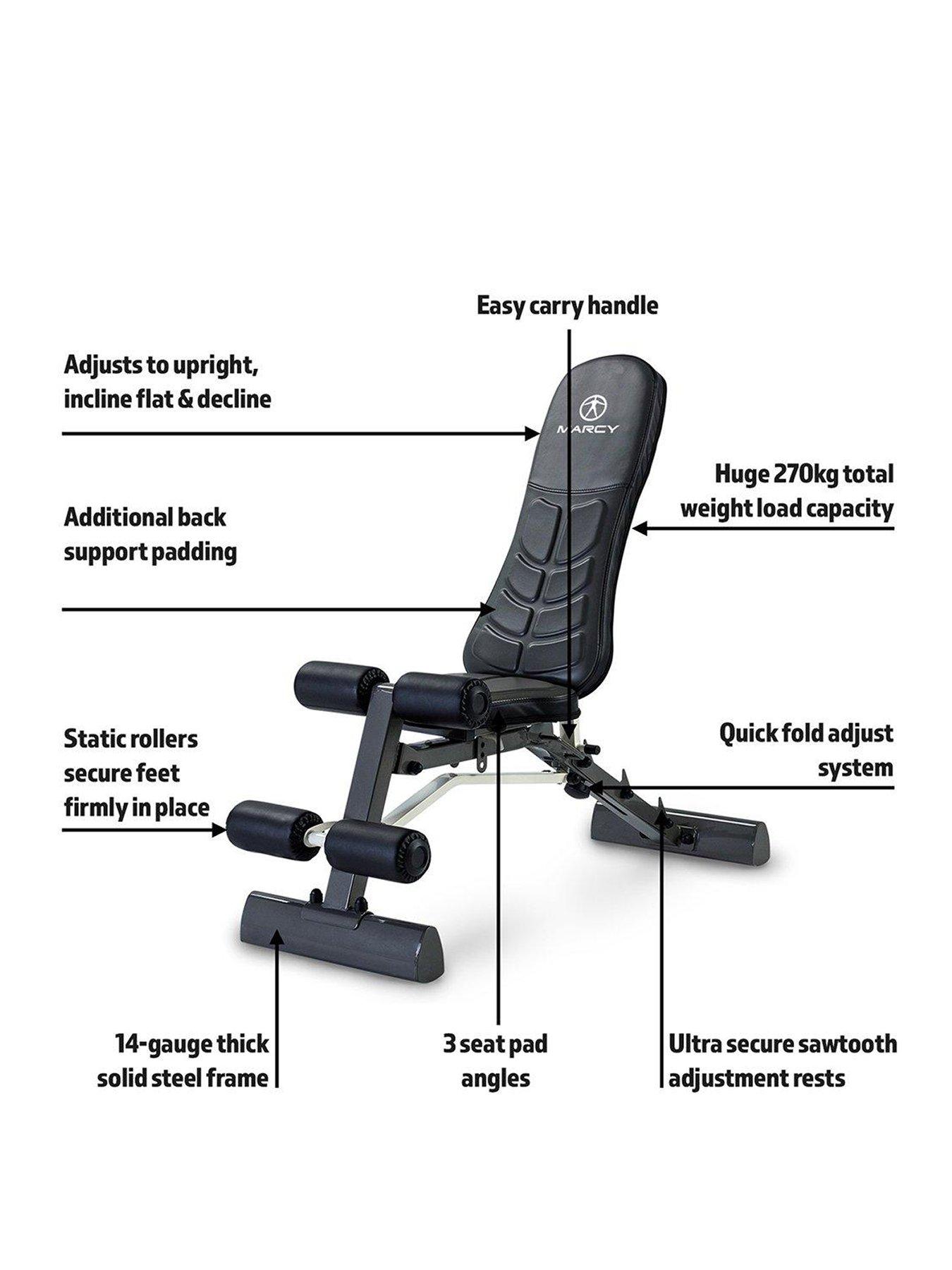 Marcy incline decline discount bench