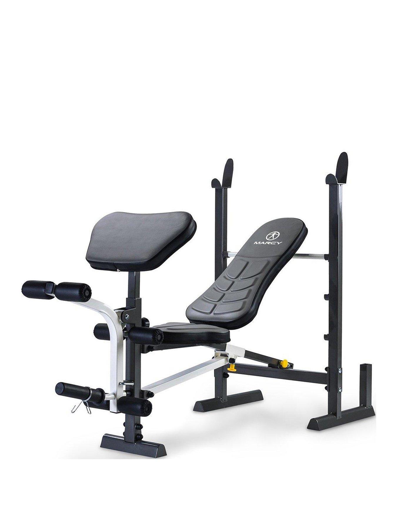 Marcy Folding Standard Weight Bench with Rack Very