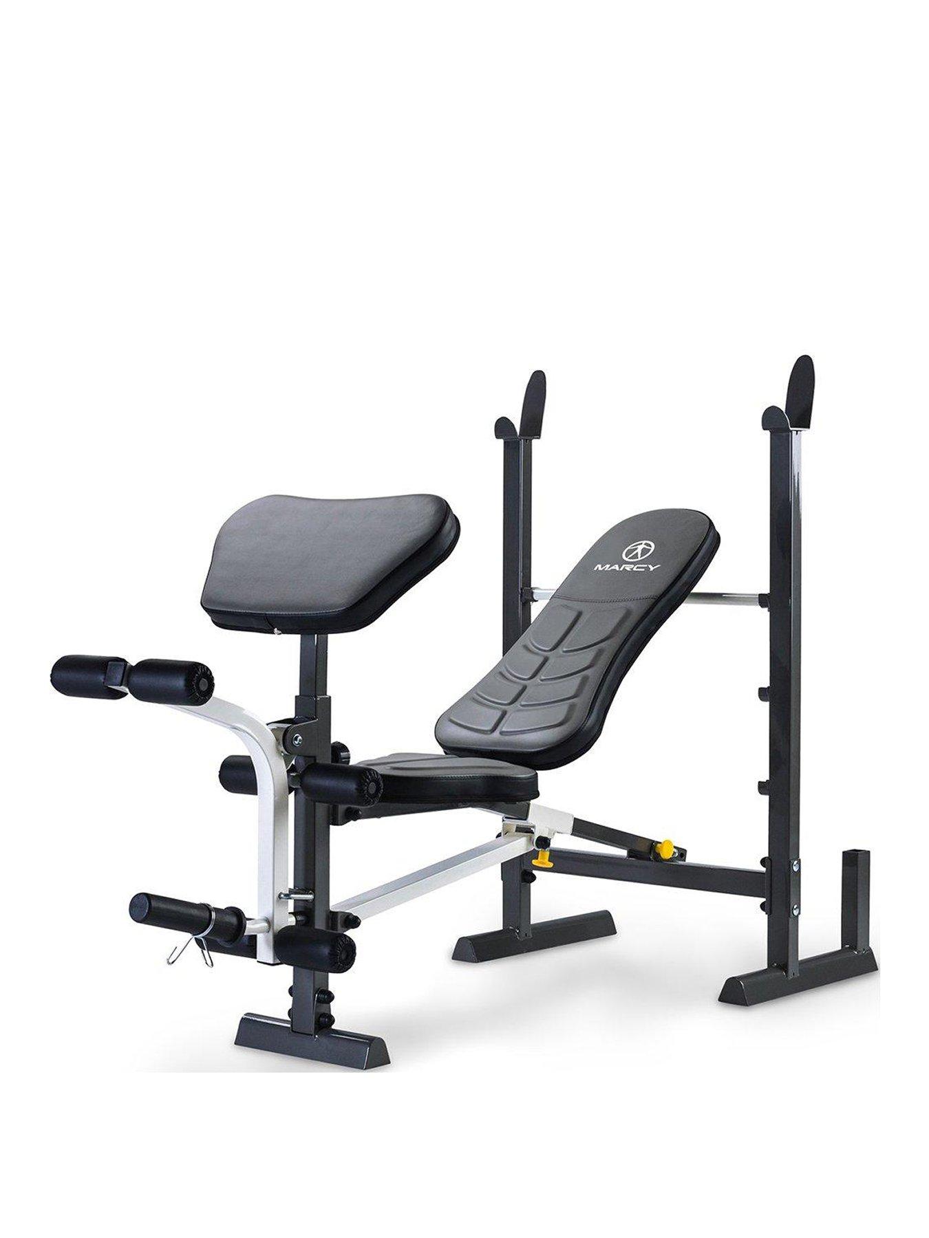 undefined Folding Standard Weight Bench with Rack