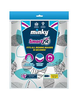 Product photograph of Minky Smartfit One Size Fits All Ironing Board Cover 125x45cm from very.co.uk