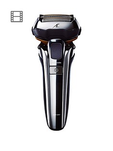 Panasonic ES-LV9Q 5 Blade Wet and Dry shaver with charging stand