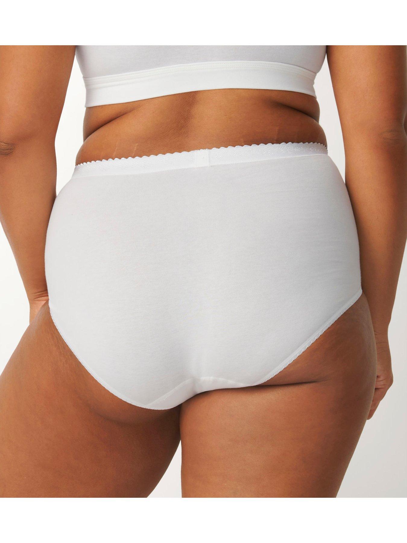 Image 3 of 4 of Sloggi 2 Pack Control Maxi Brief - White