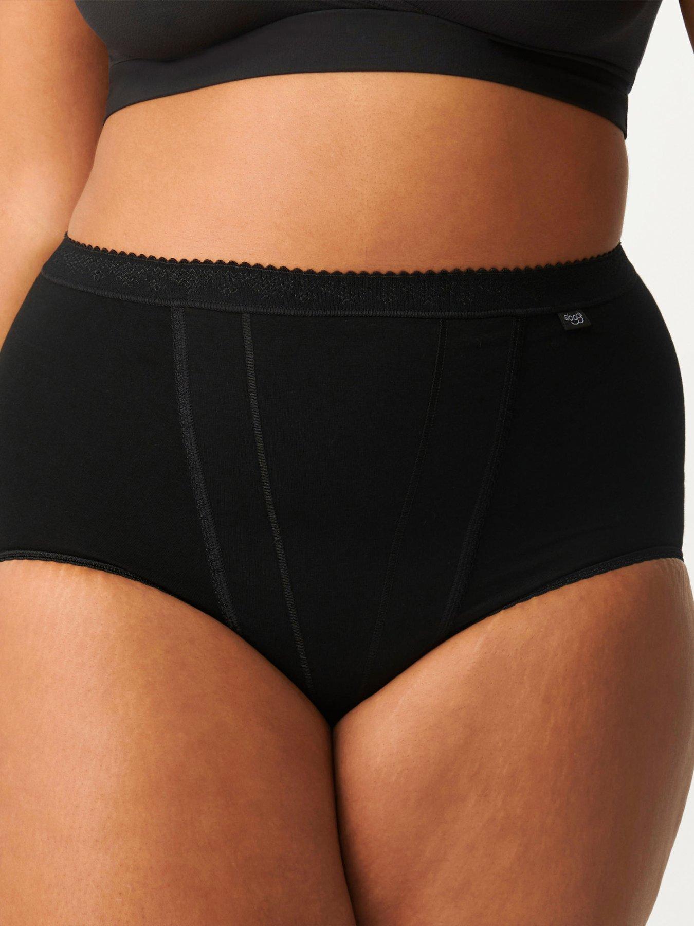 Vintage Brand New Beige Sloggi Underwear Pants Briefs Size 22 -  UK