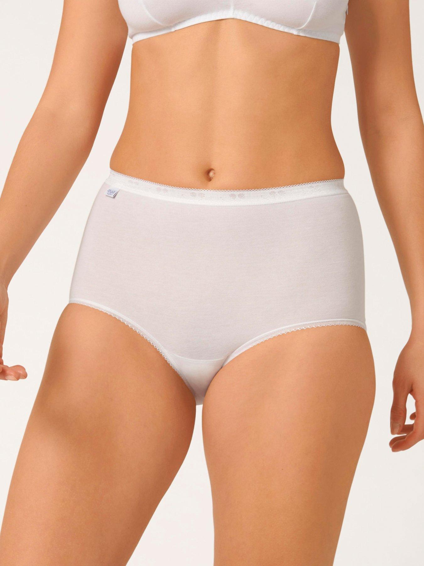 Sloggi 3 Pack Maxi Briefs - White