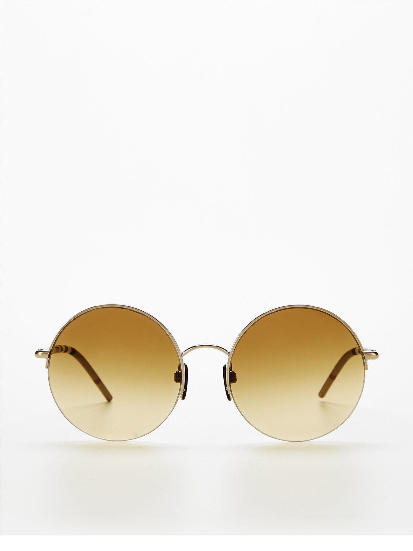 Burberry Striped Round Sunglasses review