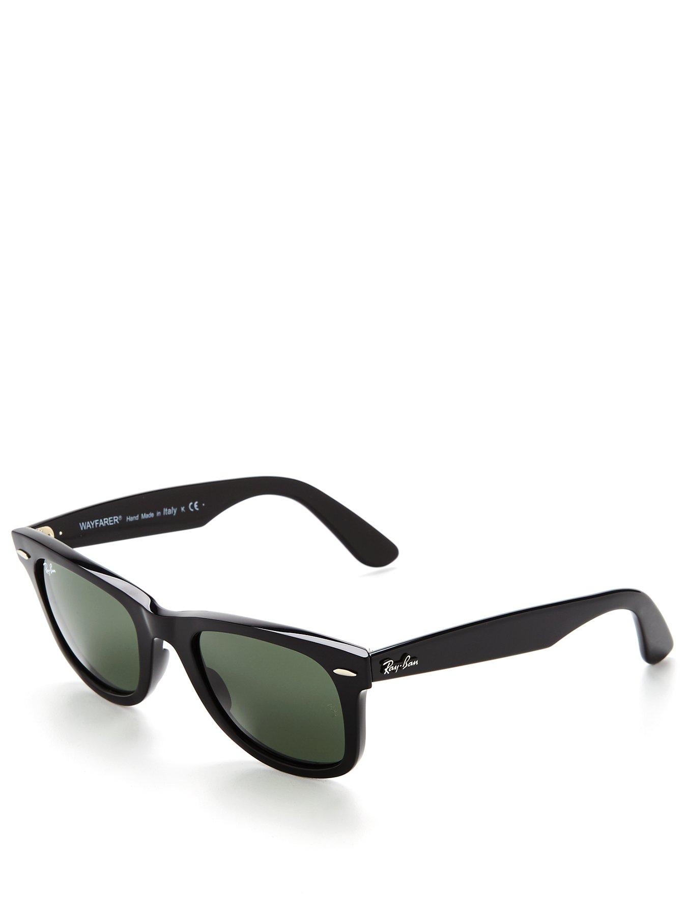 undefined Classic Wayfarer Sunglasses - Black