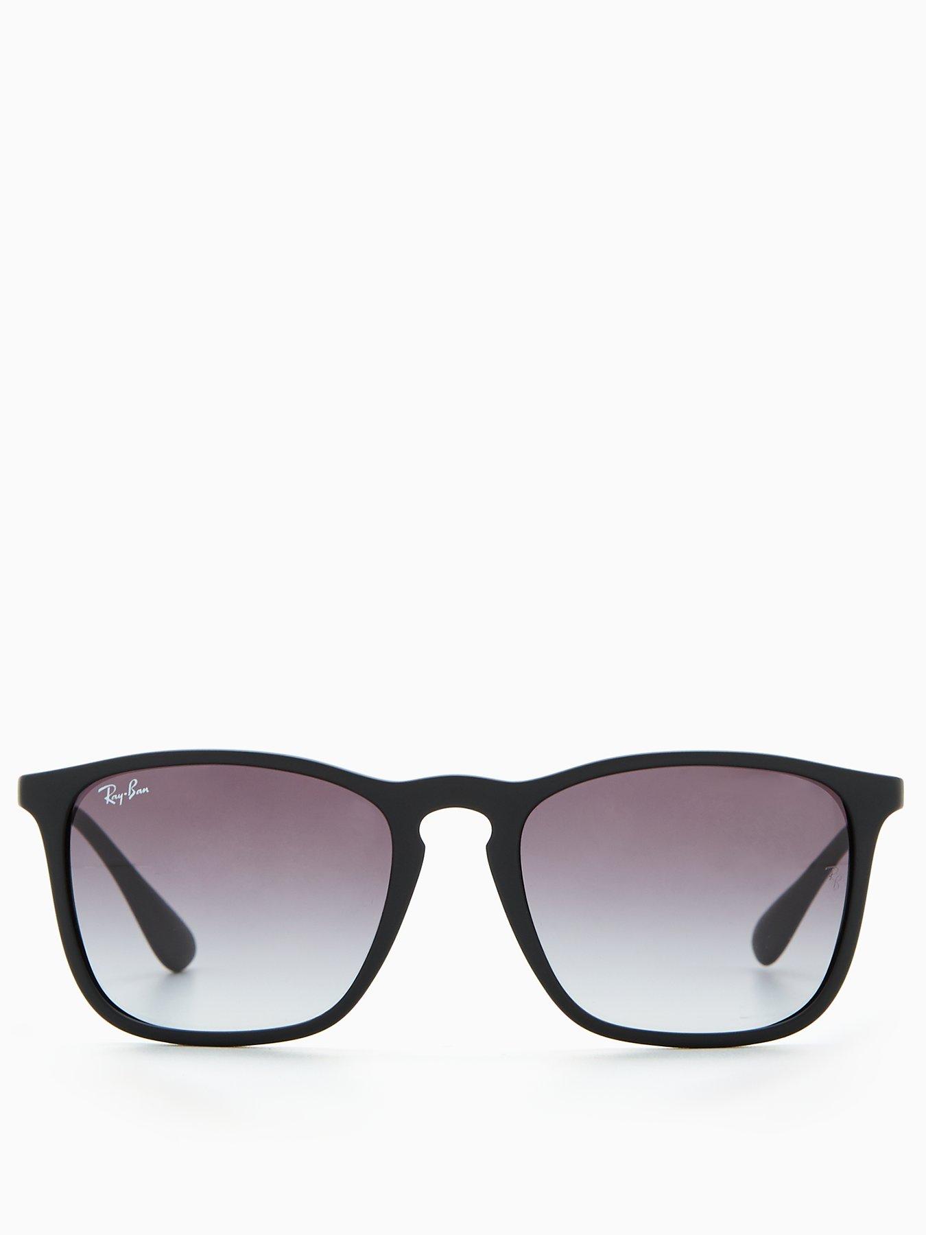 Image 4 of 5 of Ray-Ban Chris Square Sunglasses -&nbsp;Rubber Black