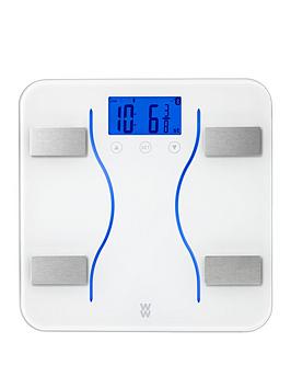 Product photograph of Weight Watchers Bluetooth Analyser Bathroom Scales from very.co.uk