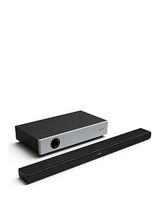 Sharp HT-SBW160 360W 2.1 Ultra Slim Soundbar with Compact Wireless Subwoofer, Bluetooth & HDMI (ARC/CEC) - Black