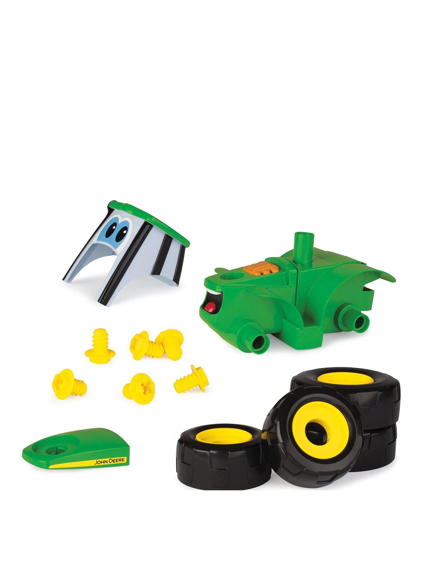 john deere toy tractor with drill
