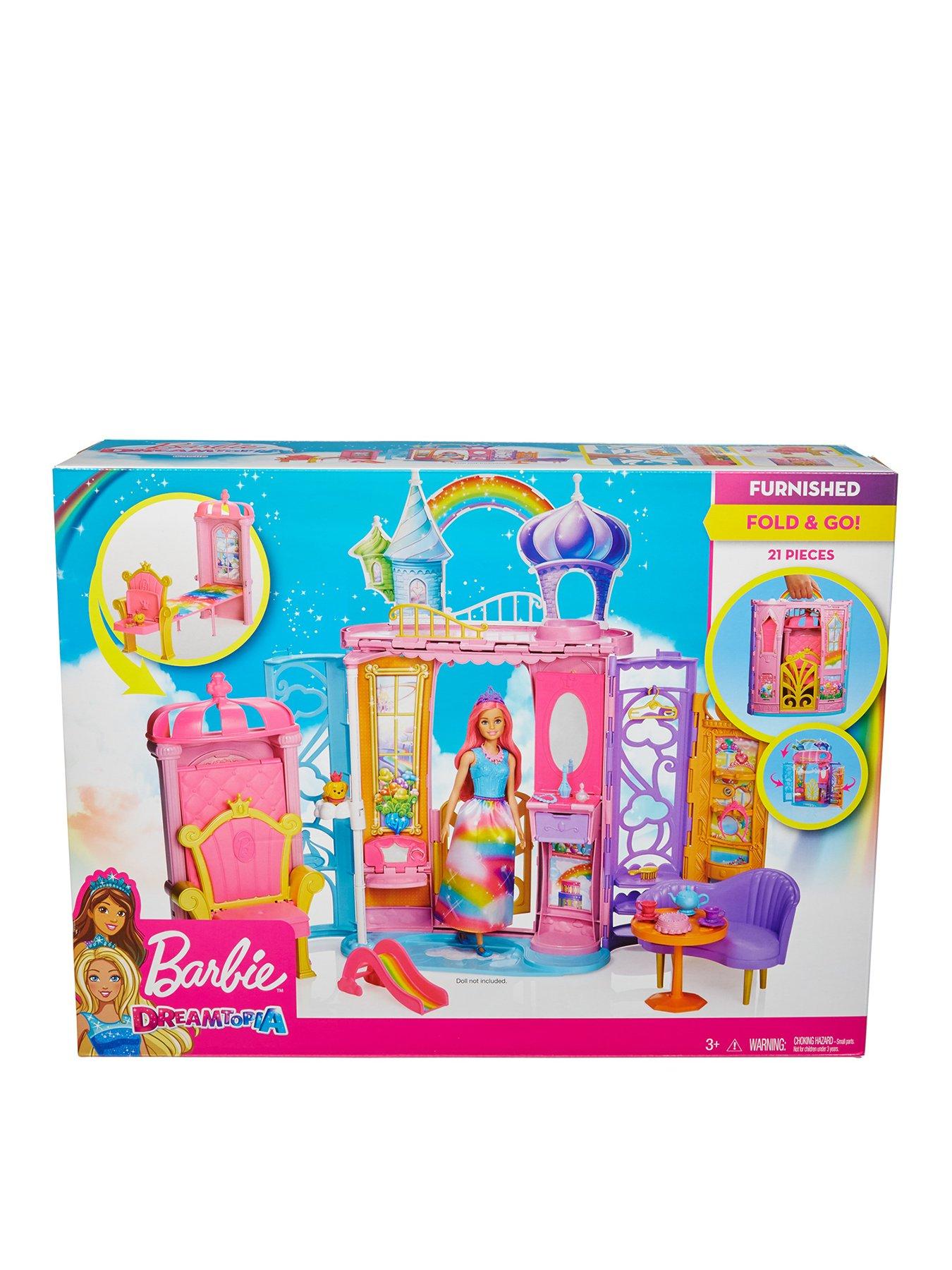 barbie dreamtopia portable castle