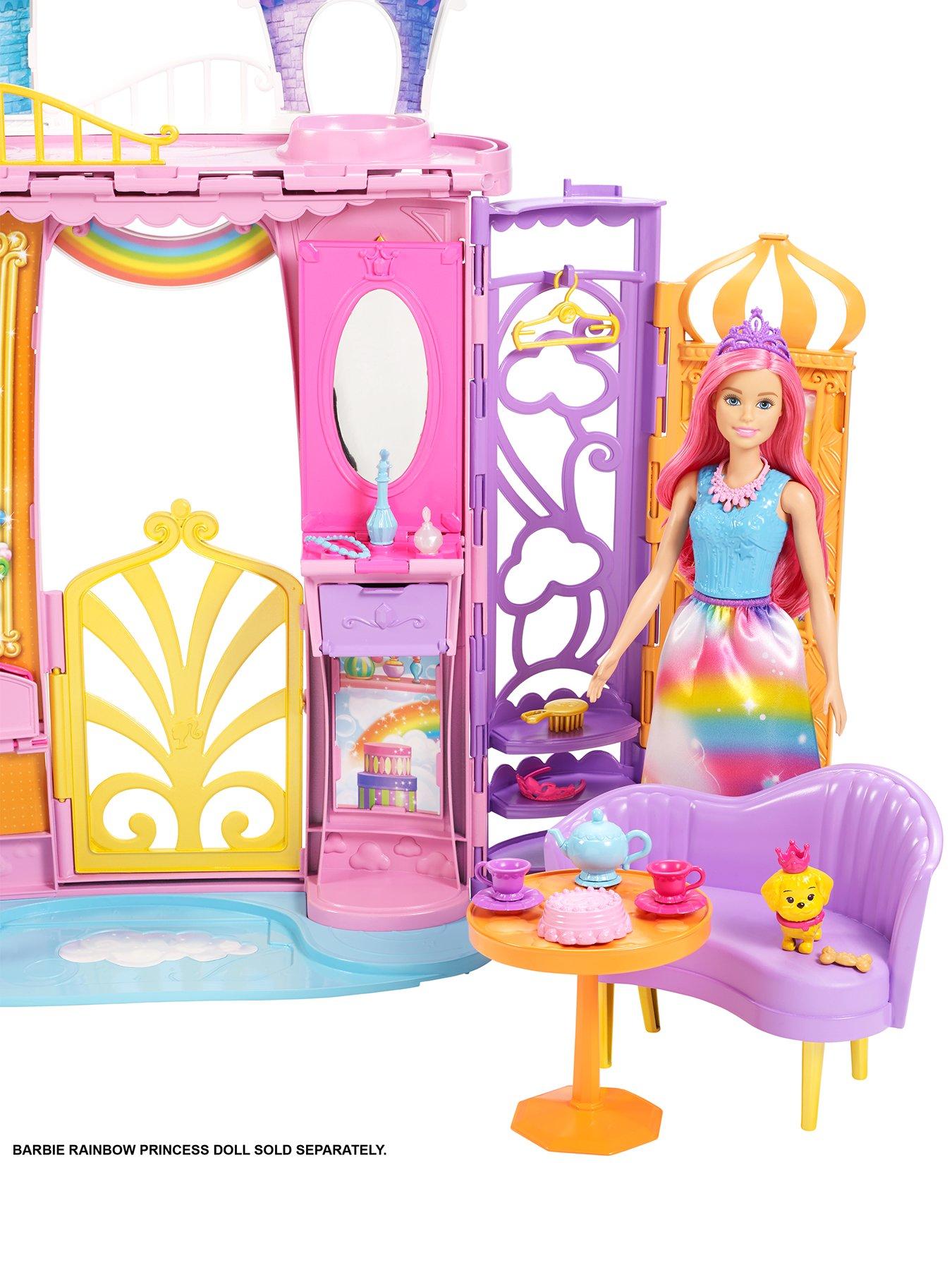 barbie dreamtopia portable castle