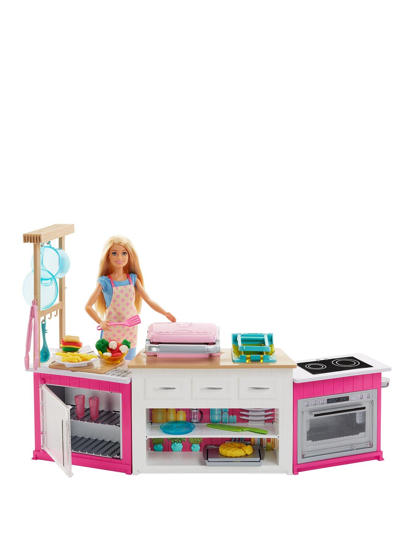 barbie ultimate kitchen playset