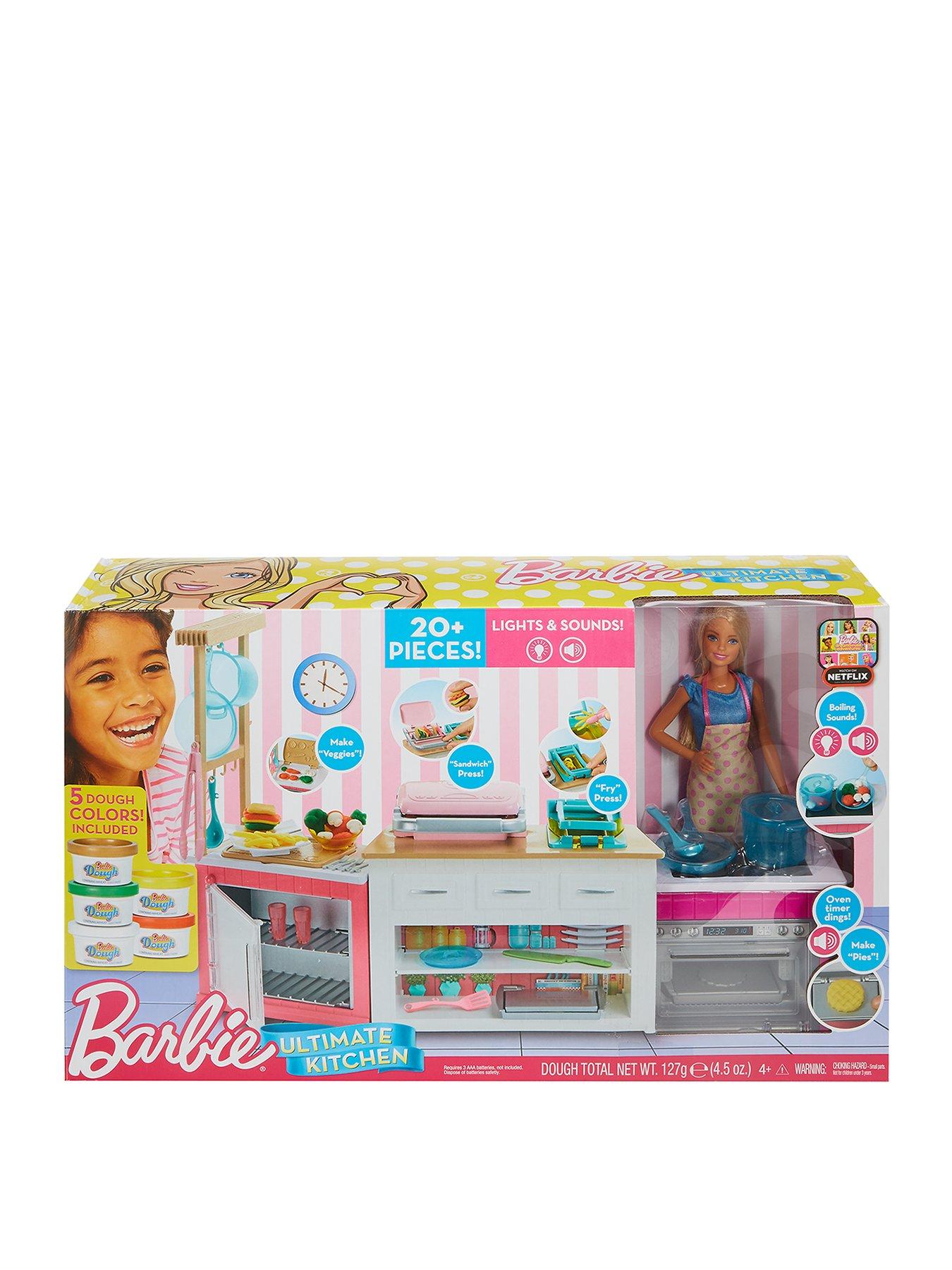 barbie kitchen set play doh