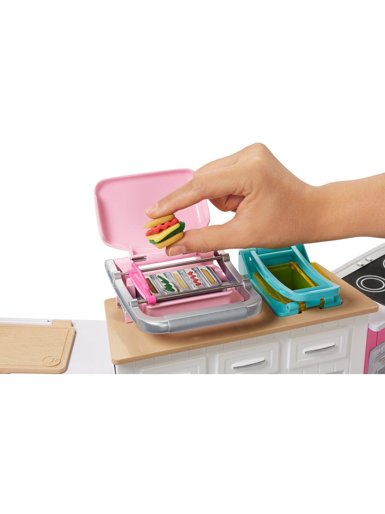 barbie ultimate kitchen playset with doll and accessories
