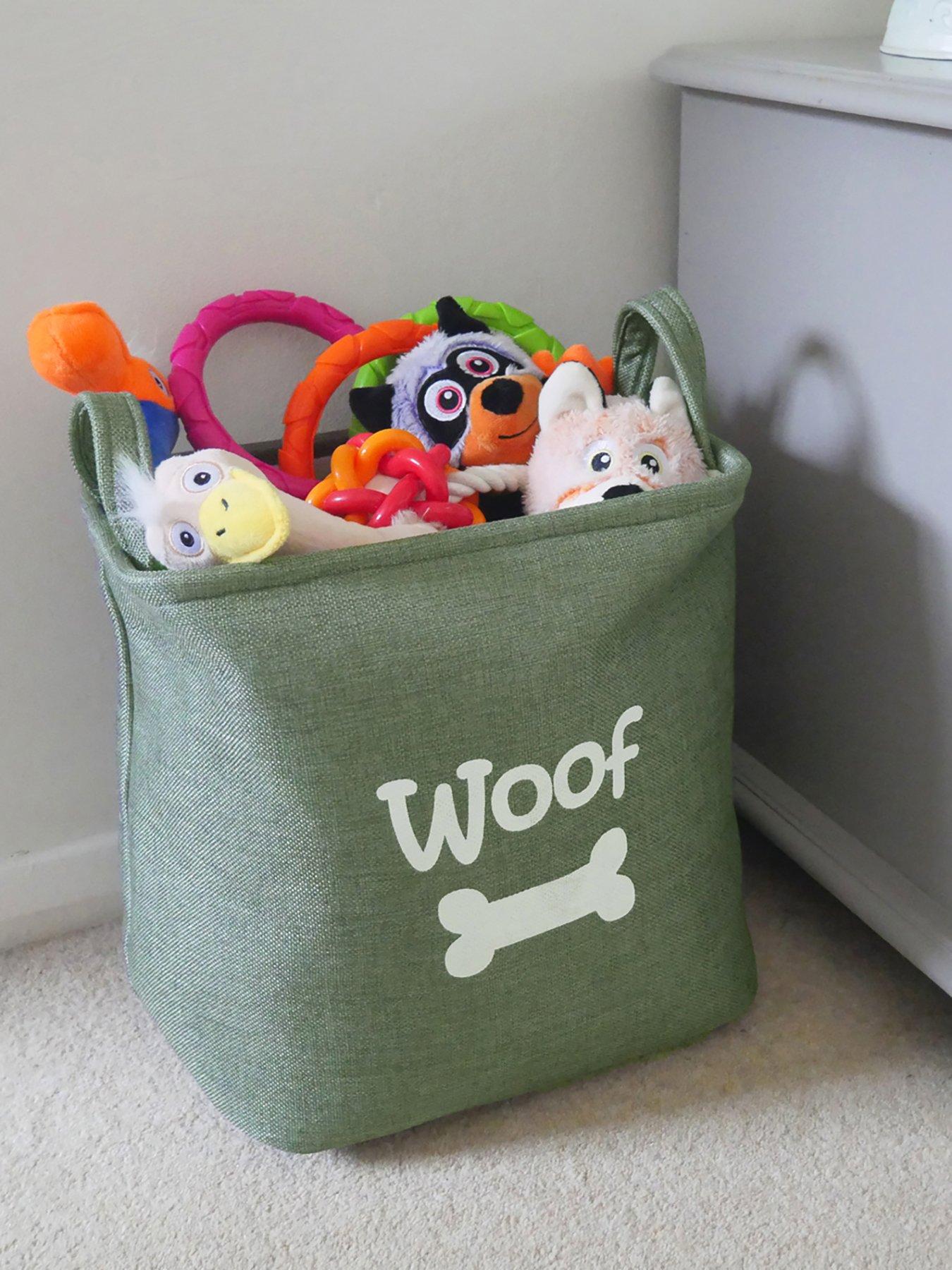 undefined Forest Canvas Pet Toy Basket