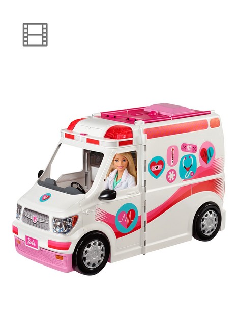barbie-careers-care-clinic-vehicle-ambulance-with-lights-and-sounds