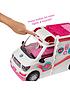  image of barbie-careers-care-clinic-vehicle-ambulance-with-lights-and-sounds