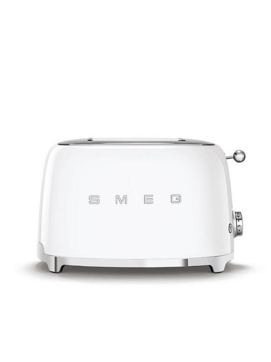 stillFront image of smeg-tsf01whuk-2-slice-toaster-white