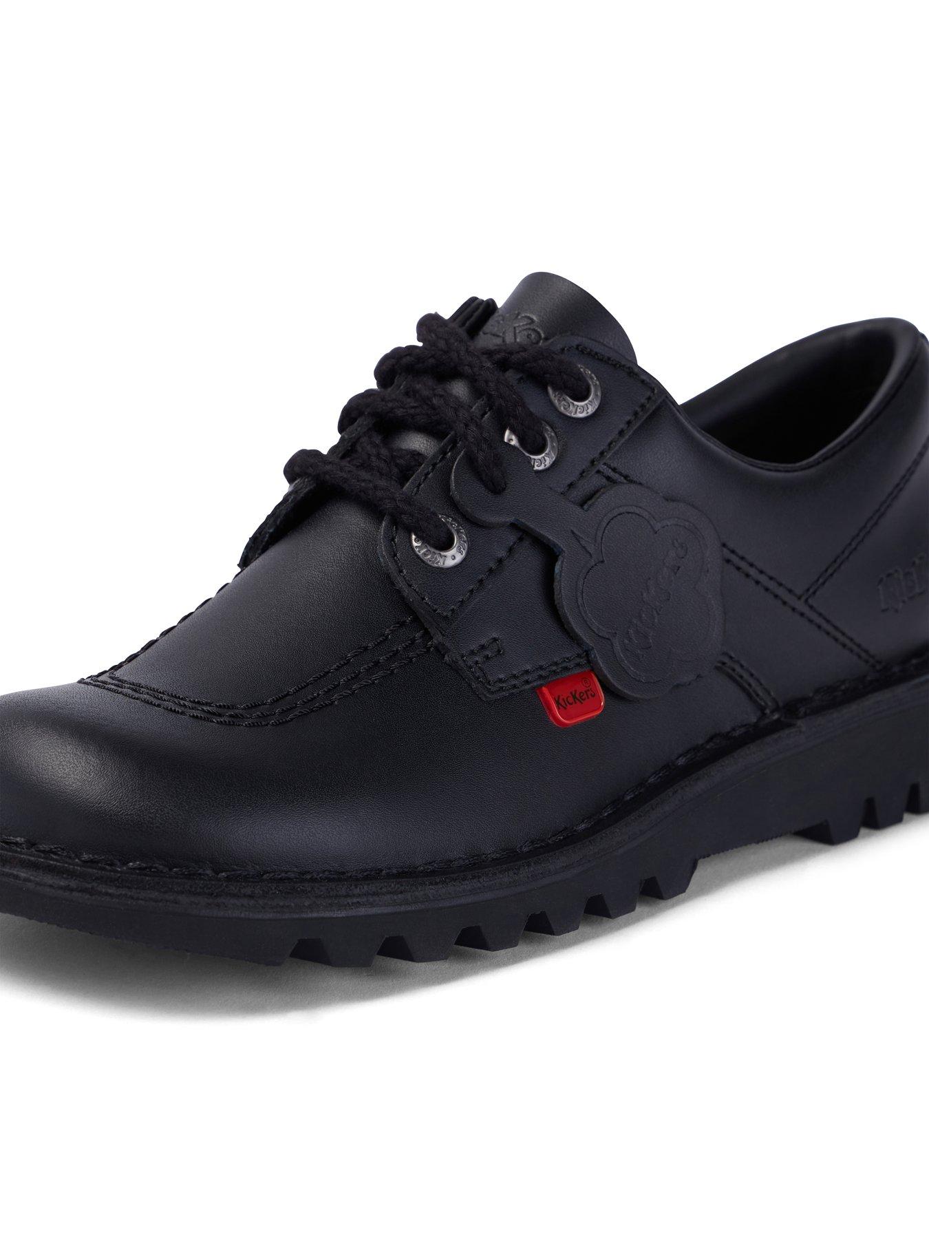 Image 5 of 7 of Kickers Kick Lo Lace Up Leather Shoe - Black