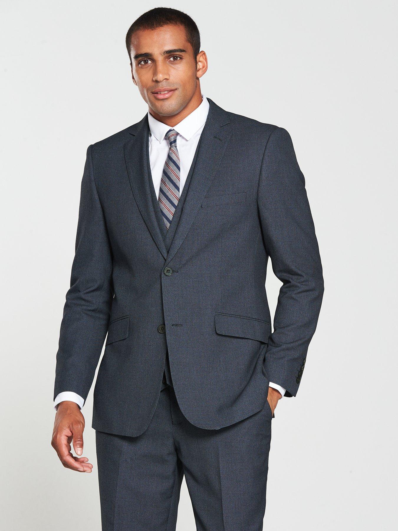 undefined Harcourt Tailored Jacket - Dark Blue