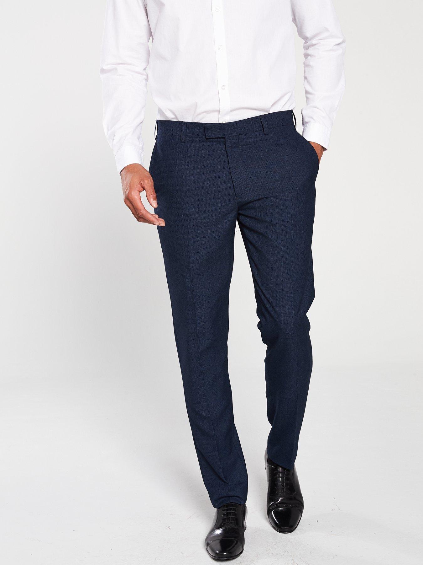 Men Harcourt Slim Trousers - Navy