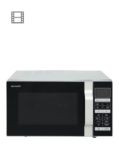 sharp-r860slm-25-litrenbsp900w-flat-tray-combi-microwave-silver