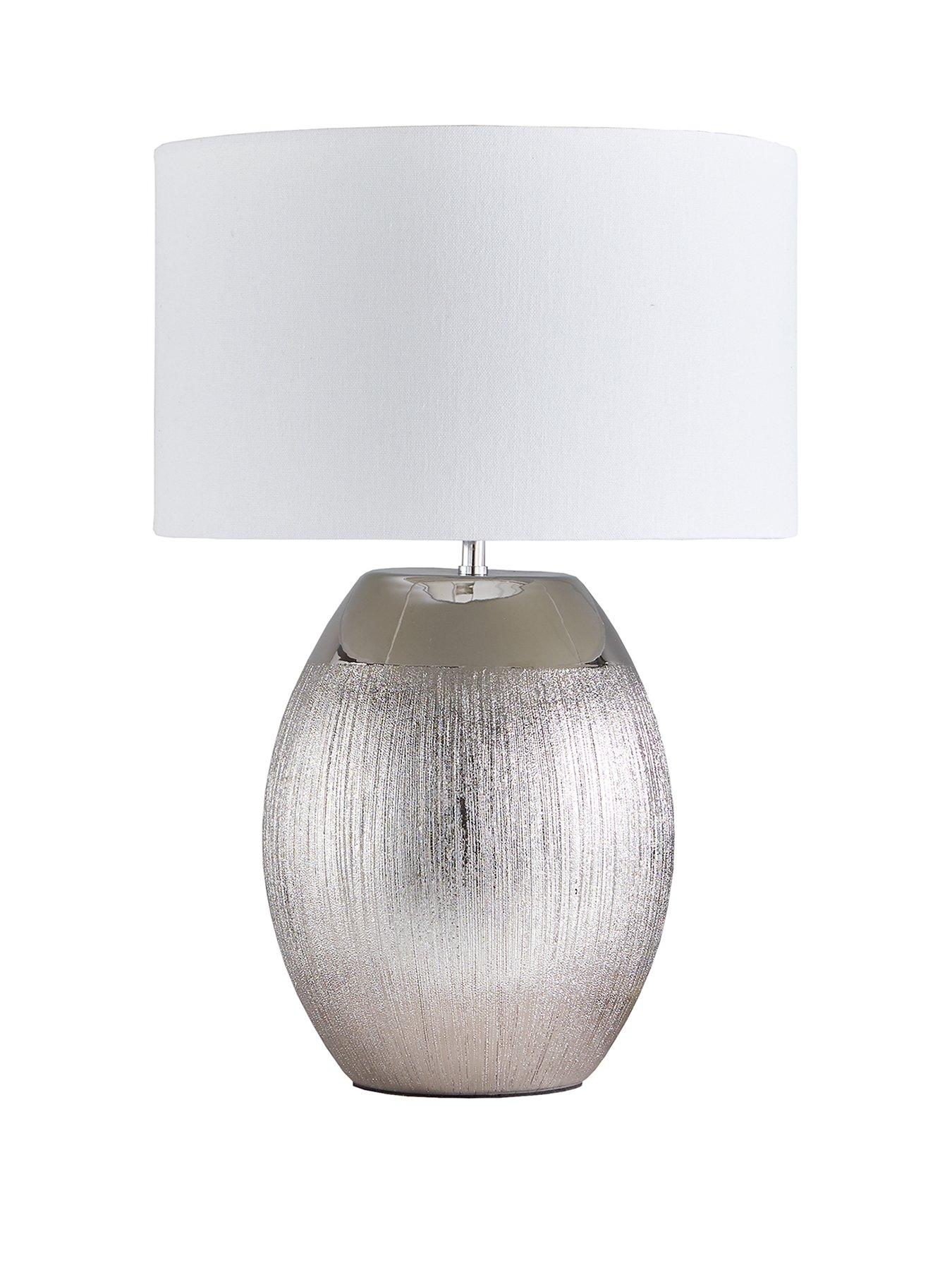undefined Silver Glitter Table Lamp
