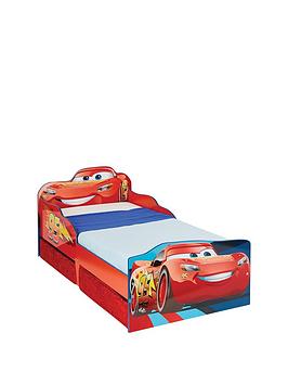 Product photograph of Disney Cars Toddler Bed With Underbed Storage By Hellohome from very.co.uk