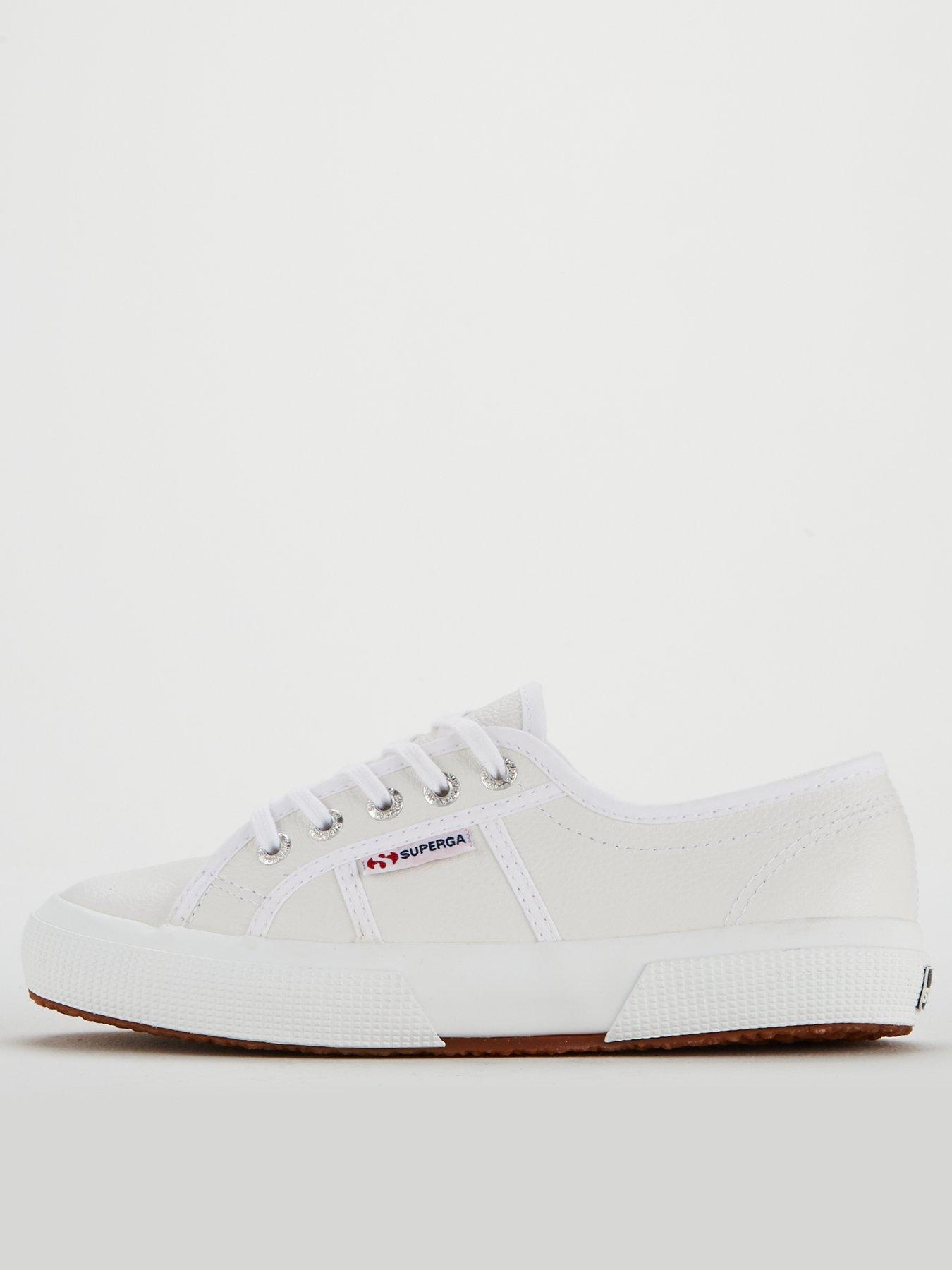 superga leather plimsolls