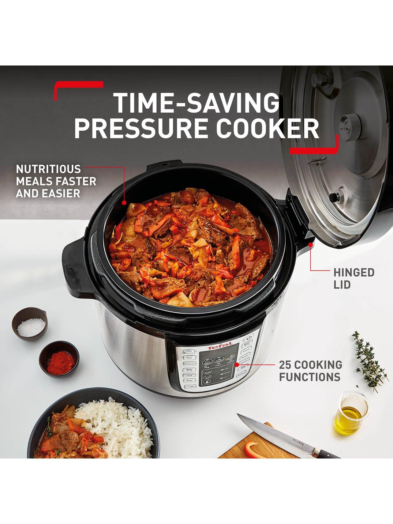 Tefal AllinOne CY505 Pressure Cooker 6L Black and Stainless Steel