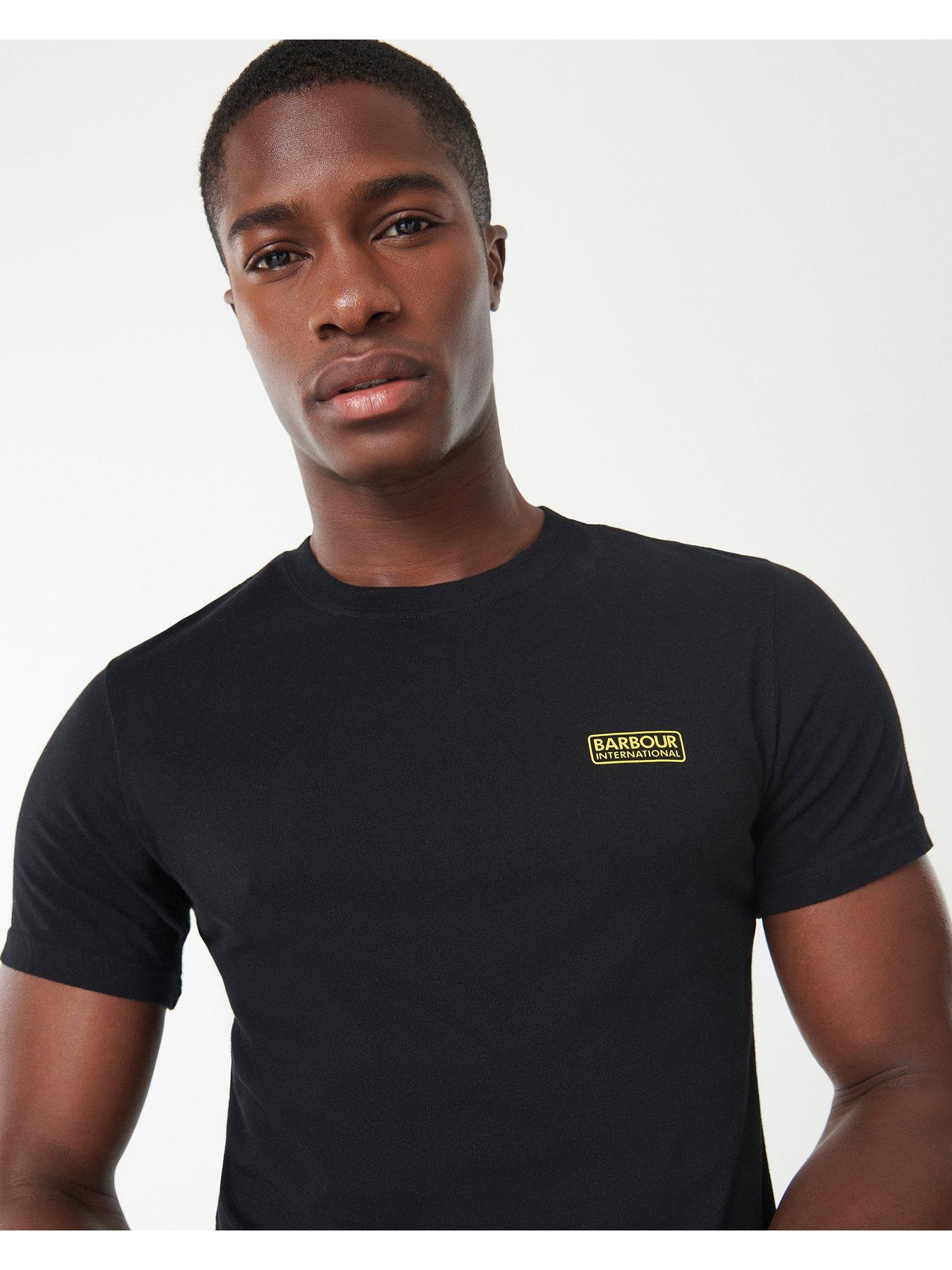 Barbour International International Short Sleeve Small Logo T Shirt Black Very