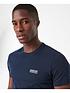  image of barbour-international-small-logo-slim-fit-t-shirt-navy