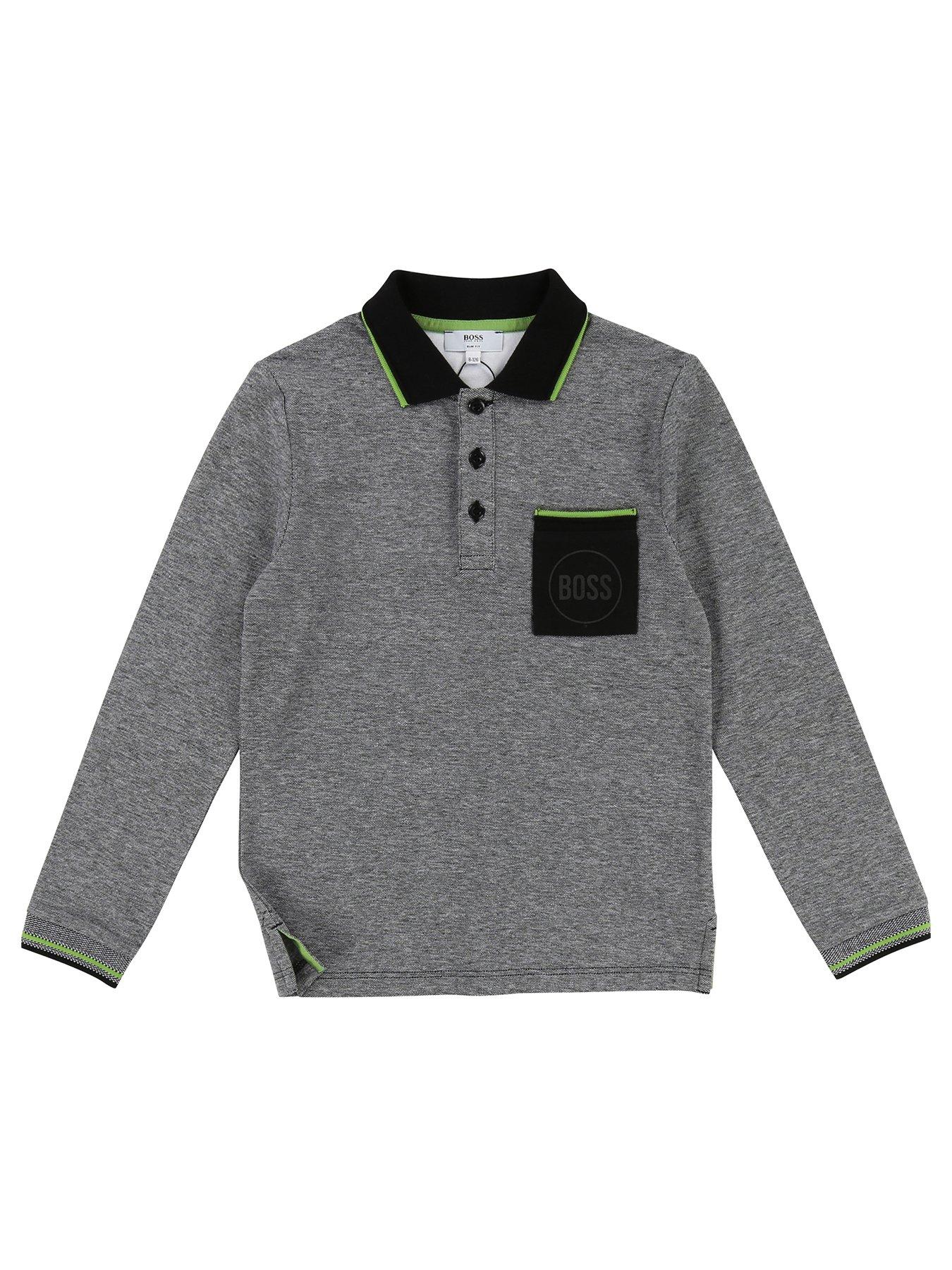 boys long sleeve polo shirt