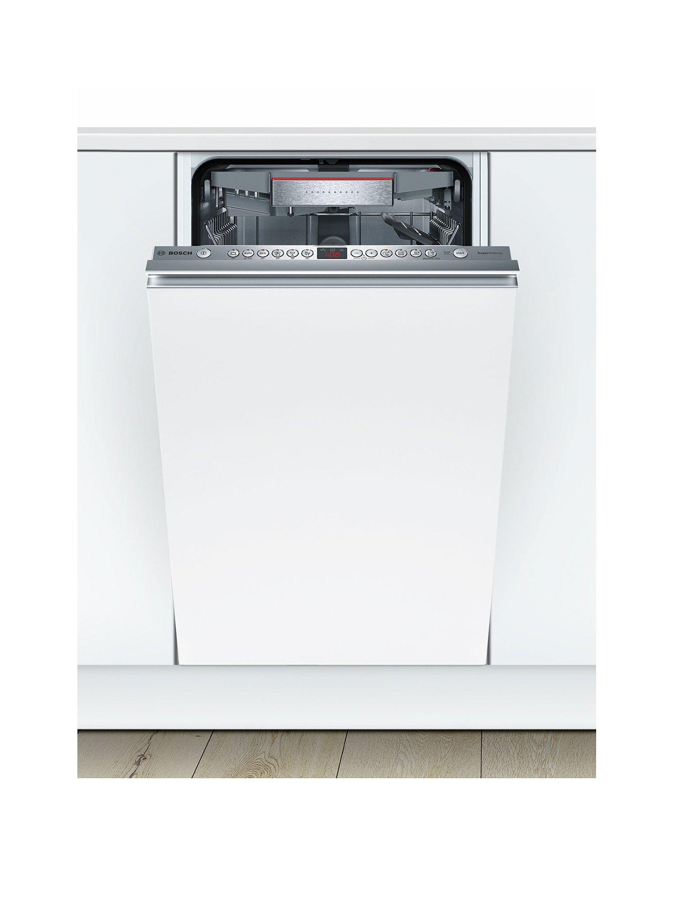 Bosch Serie 6 Spv66Tx00G 10-Place Setting Integrated Slimline Dishwasher – White