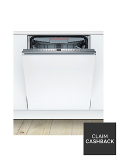 Bosch Serie 4 SMV46MX00G 12-Place Setting Integrated Dishwasher - White