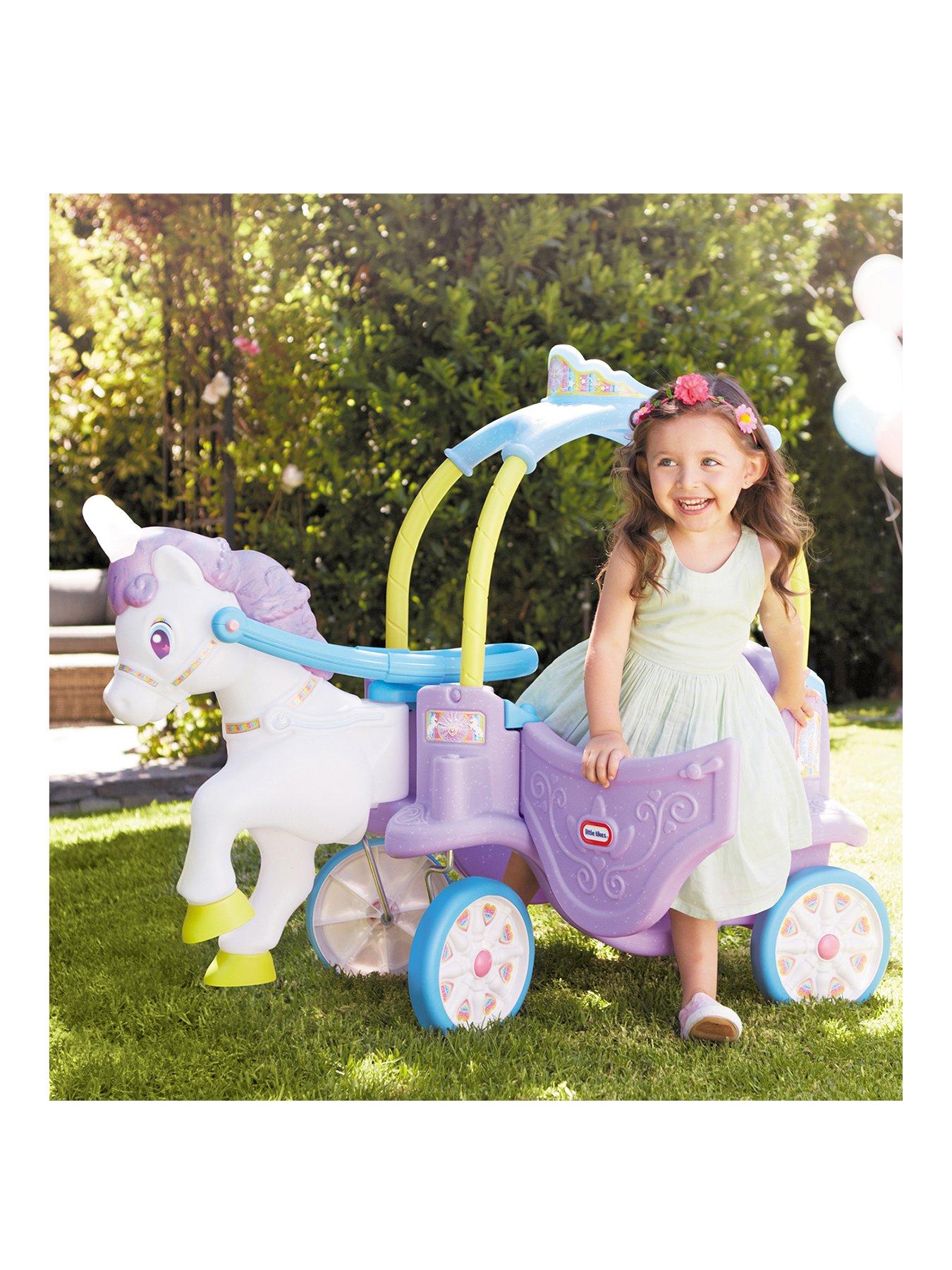 unicorn little tikes carriage