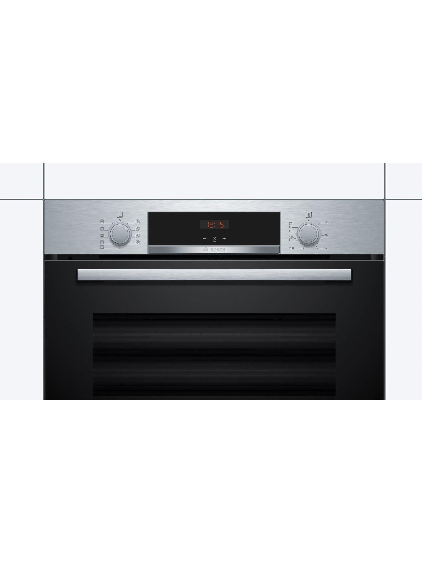 Bosch Serie 4 HBS534BS0B BuiltIn Single Oven with 3D Hotair Stainless Steel very.co.uk