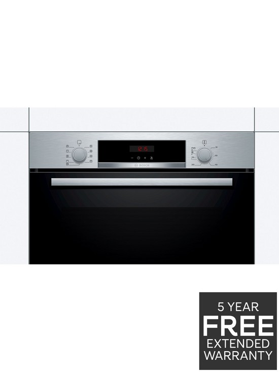 stillFront image of bosch-series-4-hbs573bs0b-built-in-single-oven-with-autopilotnbsp--stainless-steel