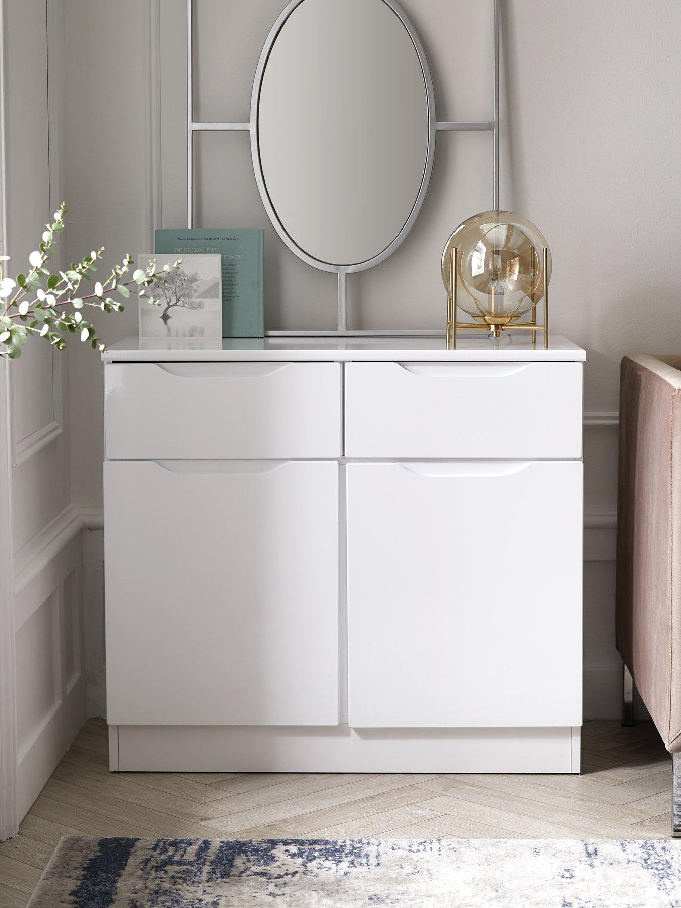 One Call Monaco Sideboard - Gloss White