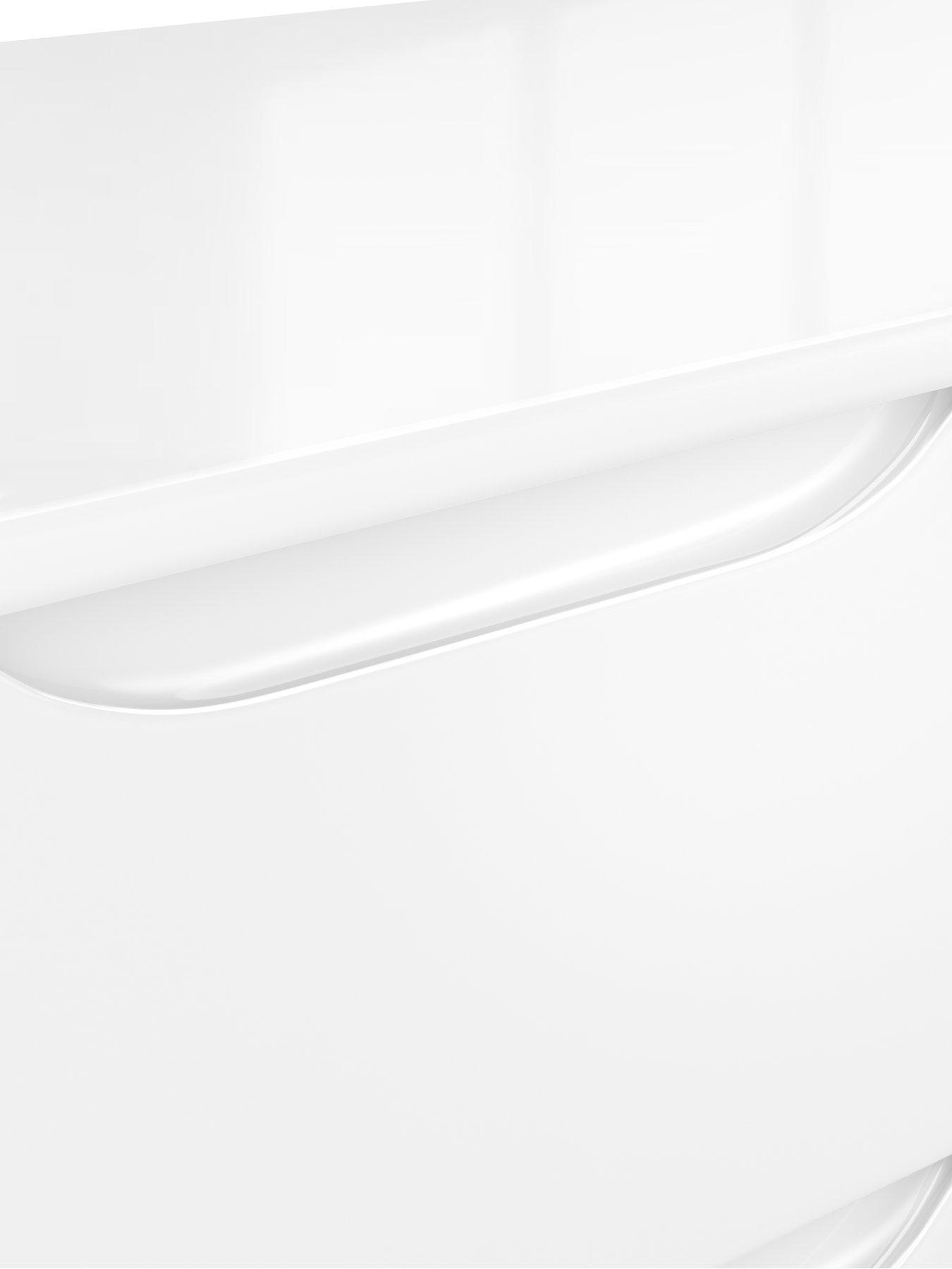 Image 5 of 5 of One Call Bilbao Ready Assembled High Gloss Desk - White