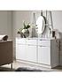  image of bilbao-ready-assembled-large-high-gloss-sideboard-white