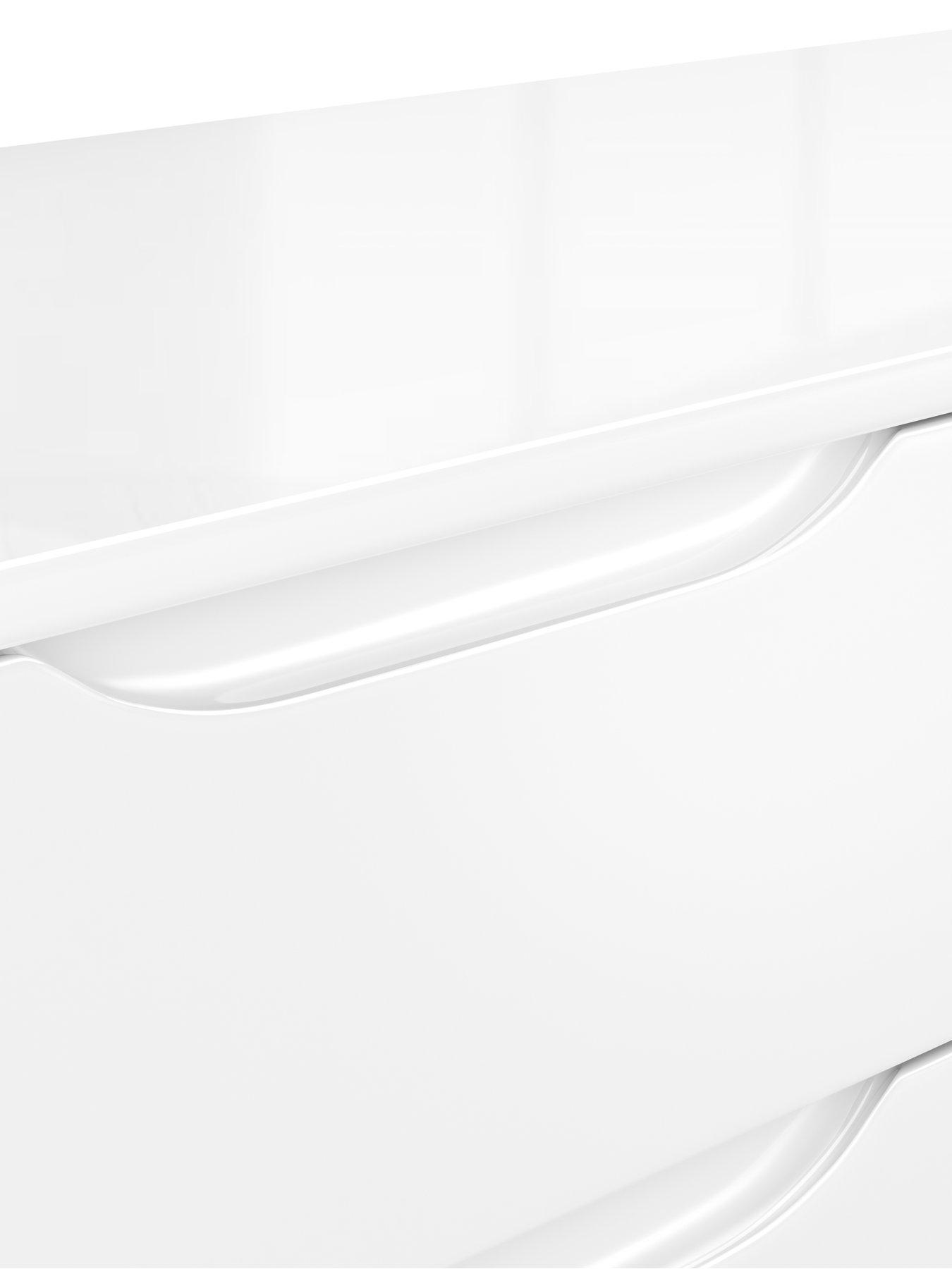Image 5 of 6 of One Call Bilbao Ready Assembled Large High Gloss Sideboard - White