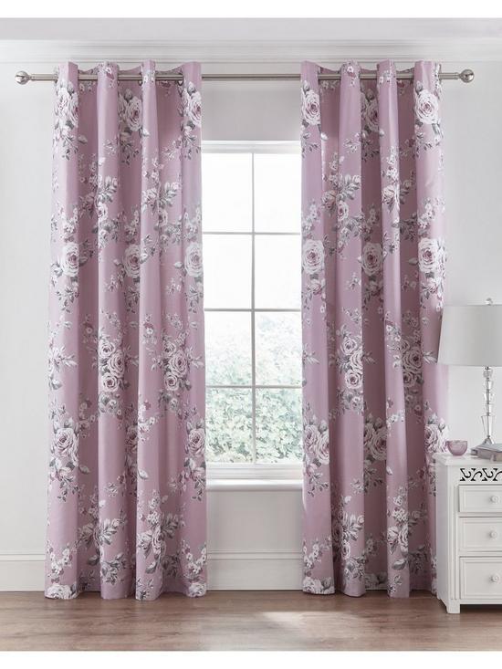 front image of catherine-lansfield-canterbury-eyelet-linednbspcurtains