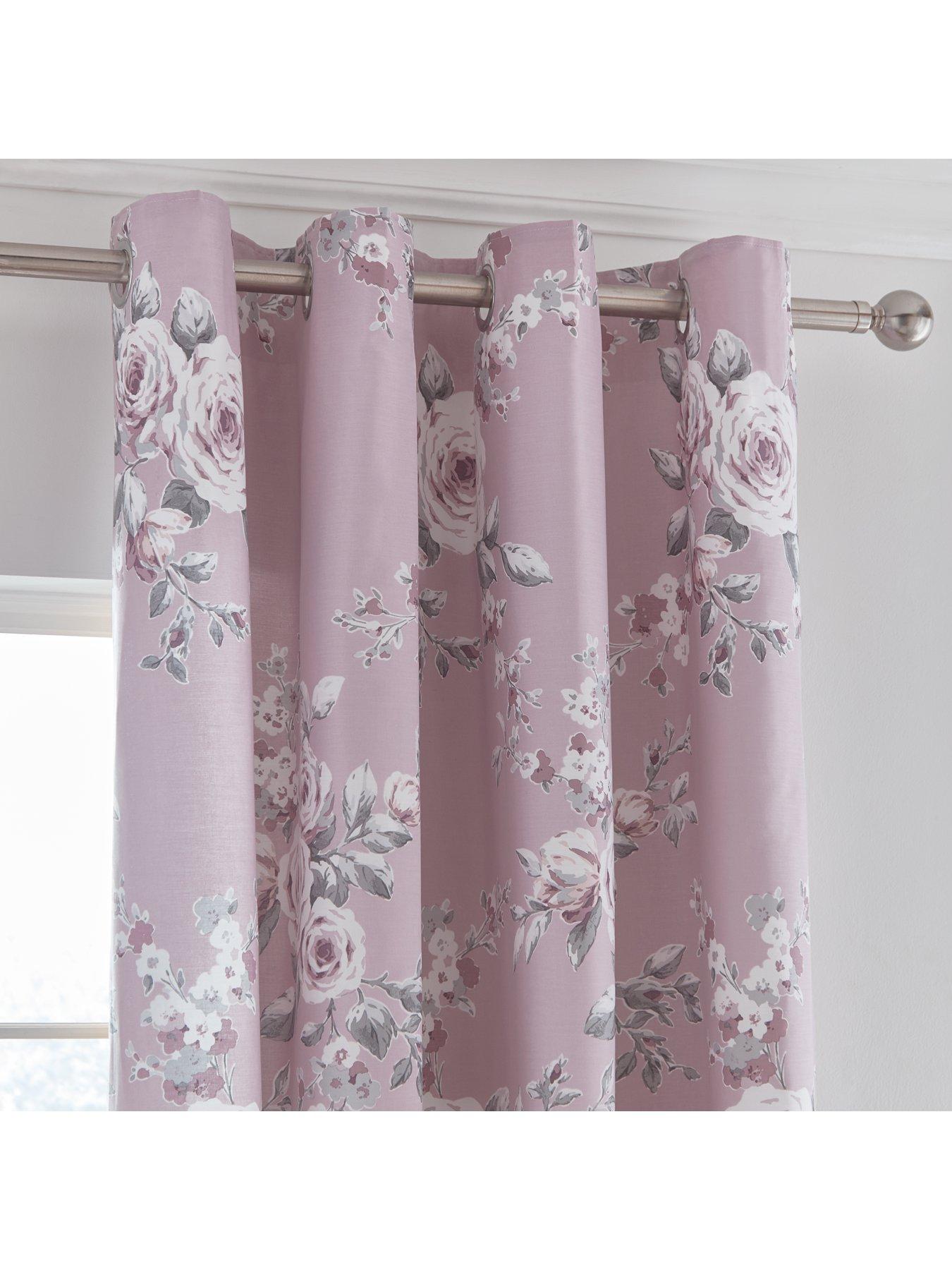 Catherine Lansfield Canterbury Eyelet Curtains Very Co Uk
