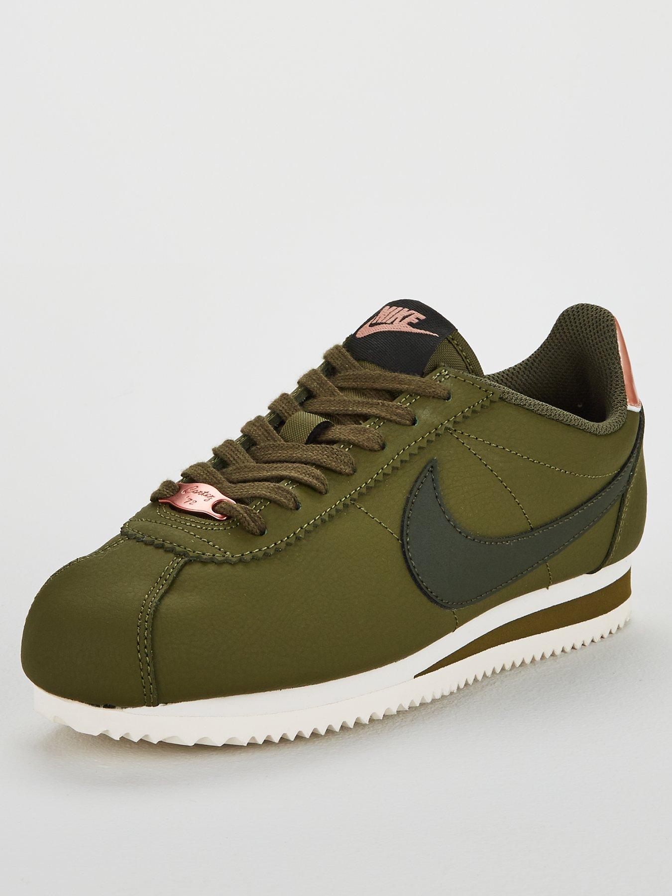 nike cortez military green