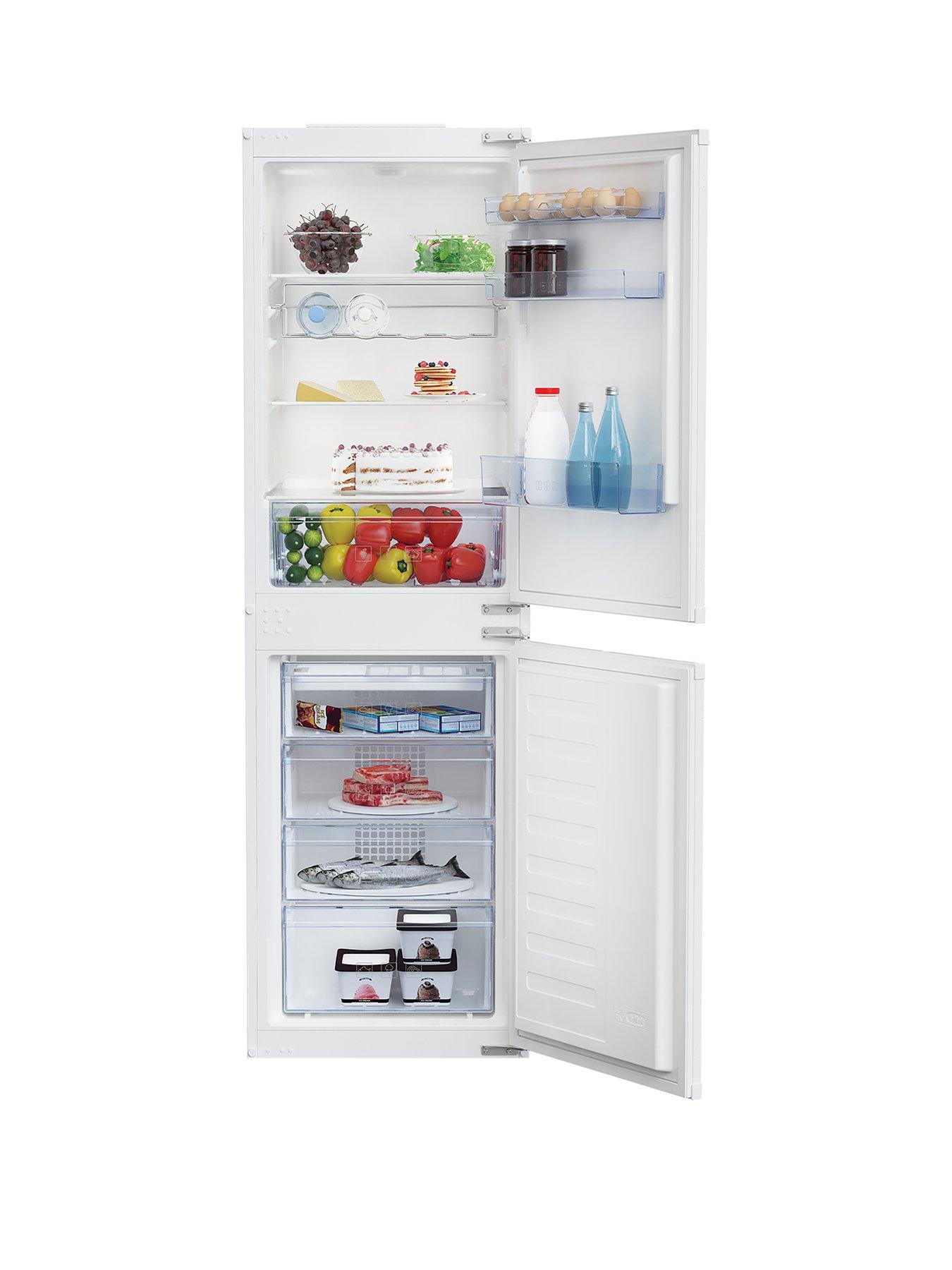 Beko Bcsd150 54Cm Wide Integrated Fridge Freezer – White – Fridge Freezer Only