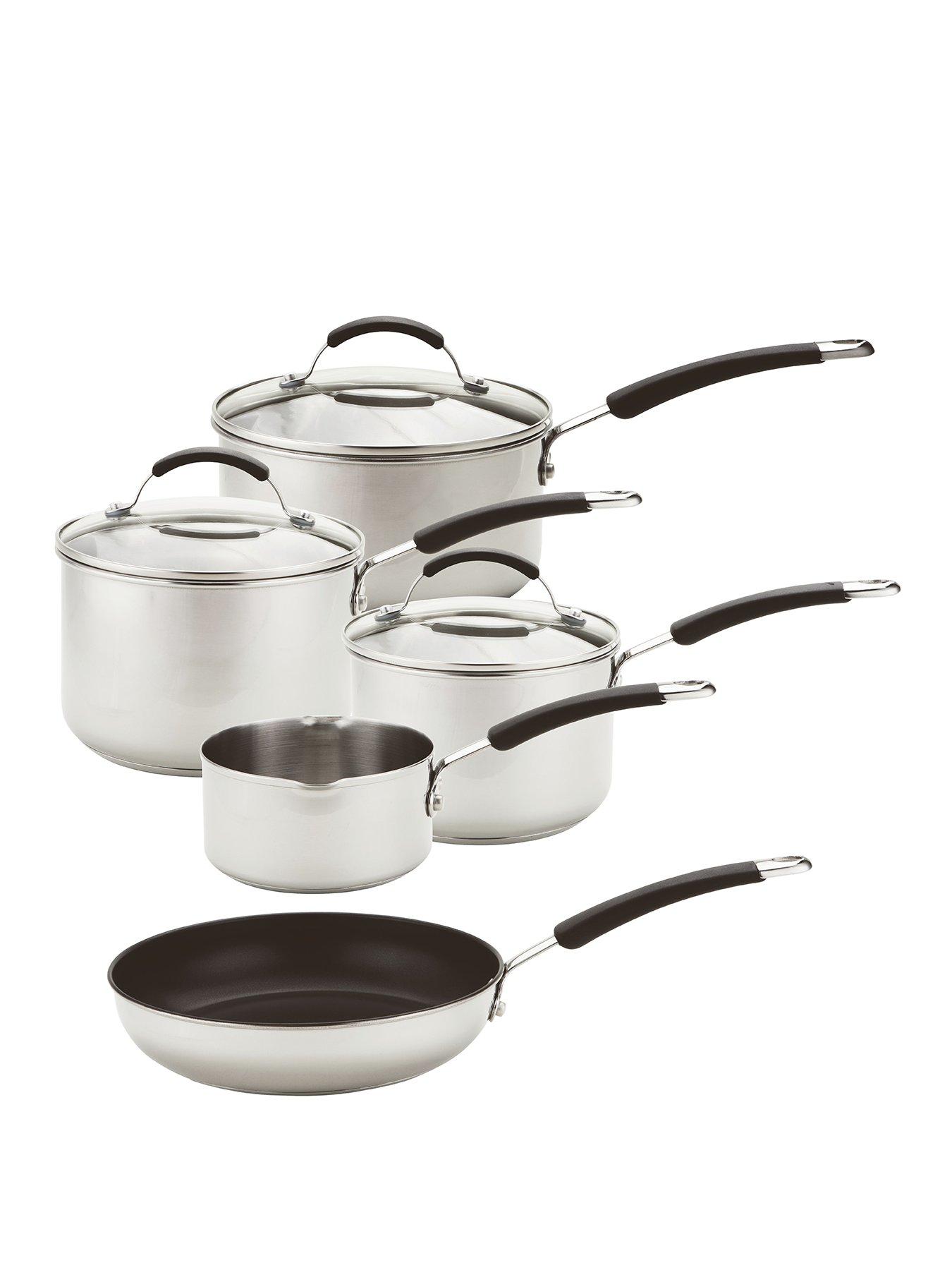 MEYER Induction 5-Piece Stainless Steel Pan Set